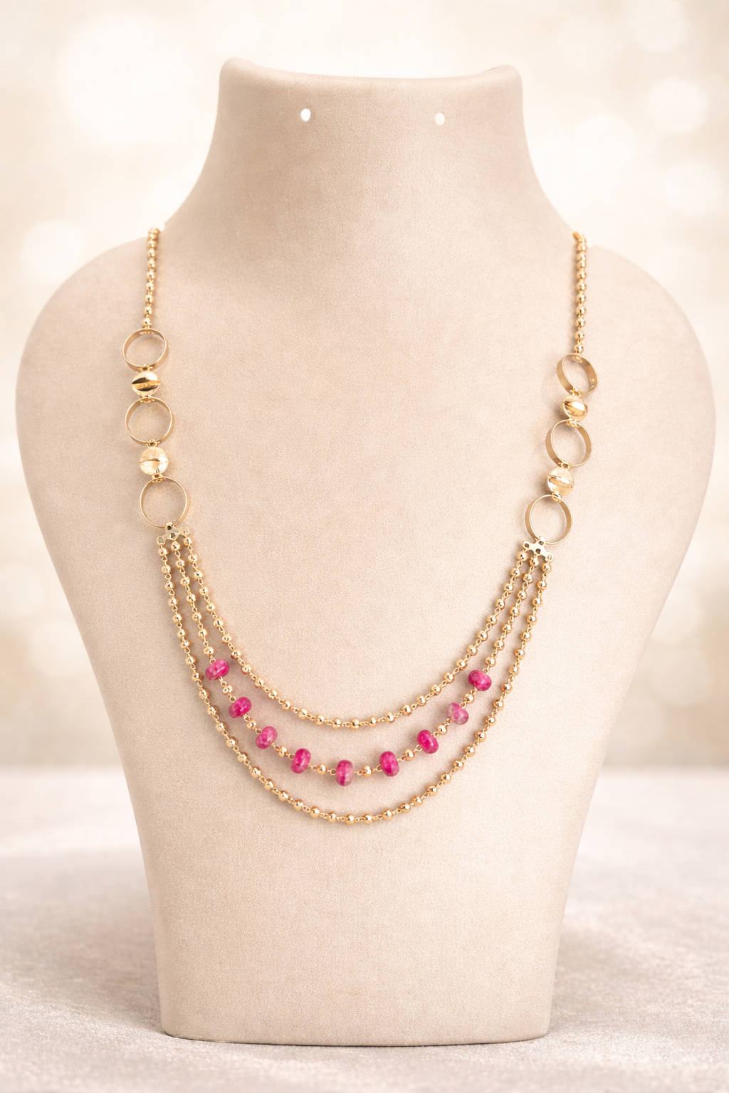 Ruby Grace Multi-Layer Necklace