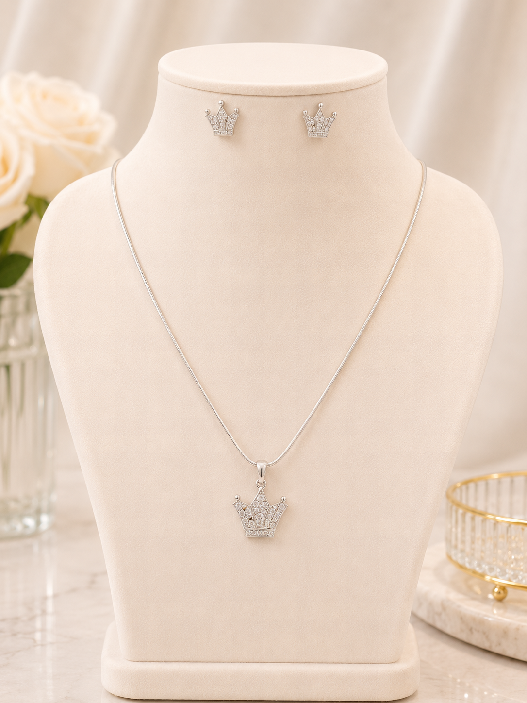 Stella Crown Necklace Set