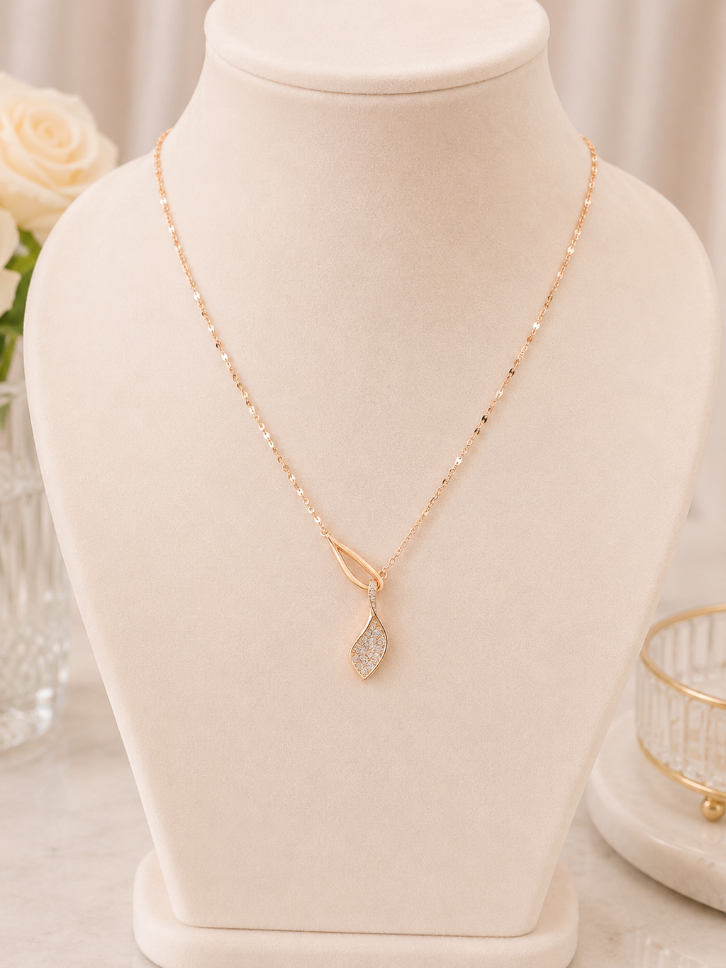 Blush Petal Pendant