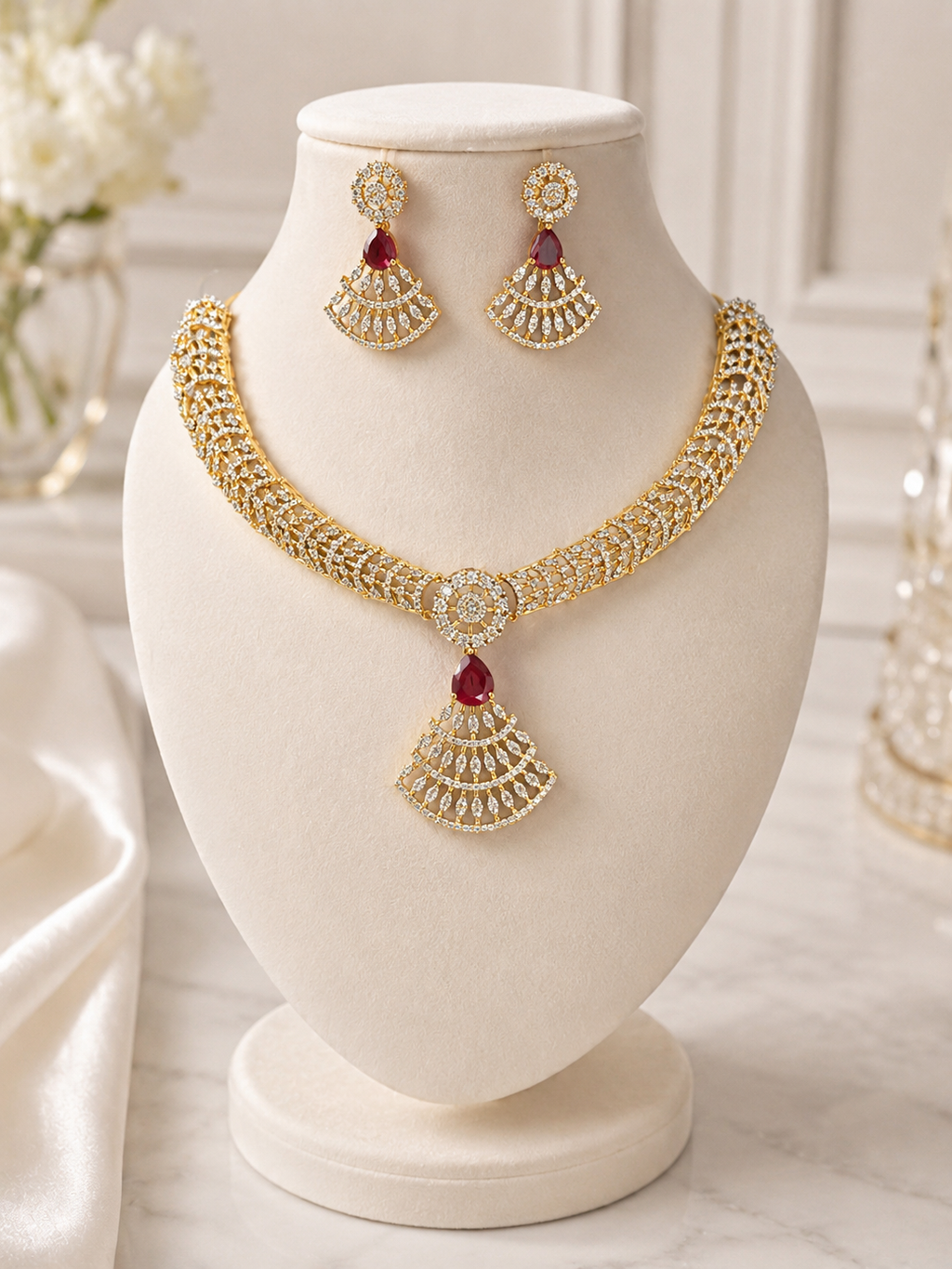 Rosette Royale Necklace Set