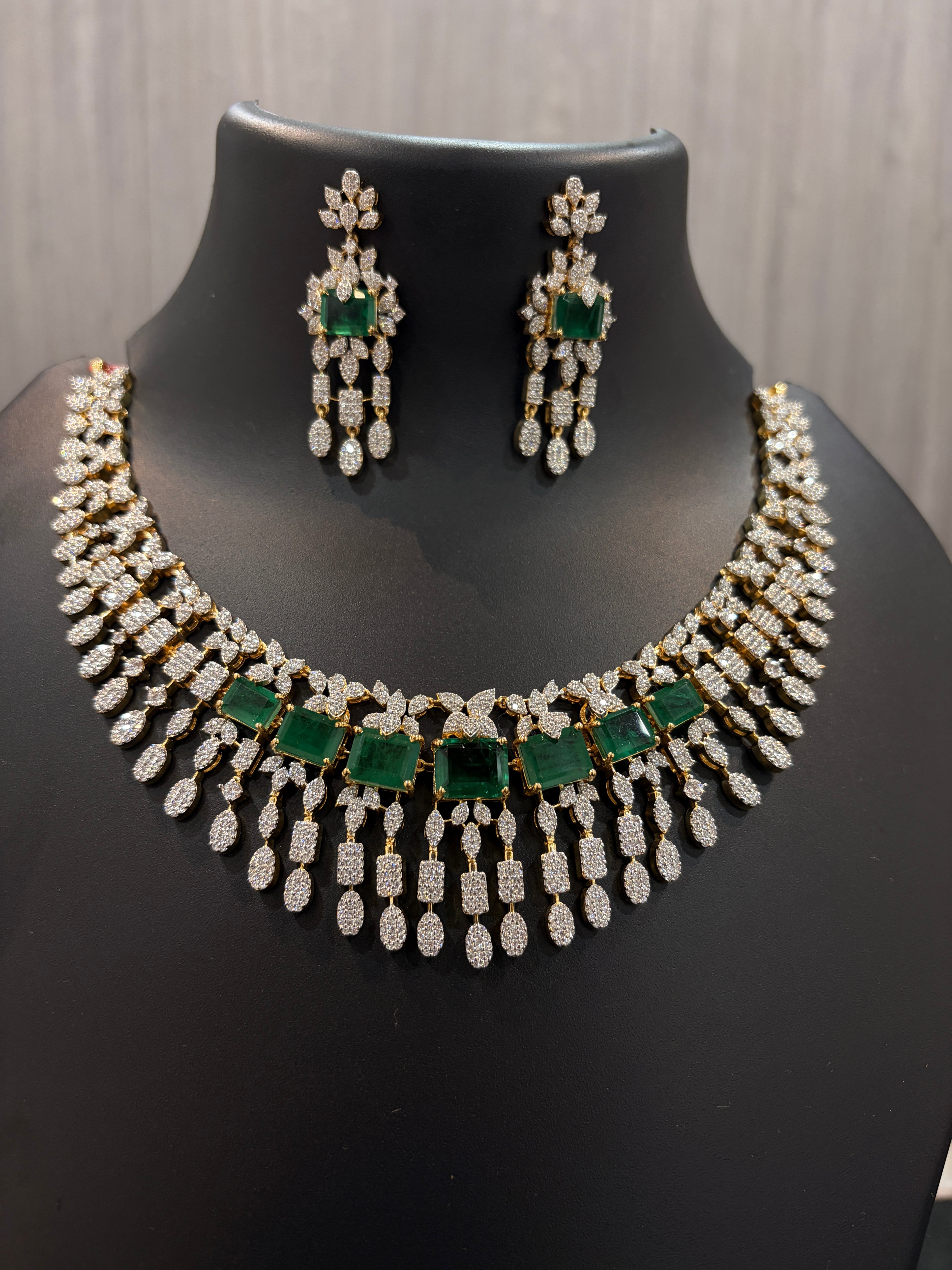 Imperial Green Necklace Set