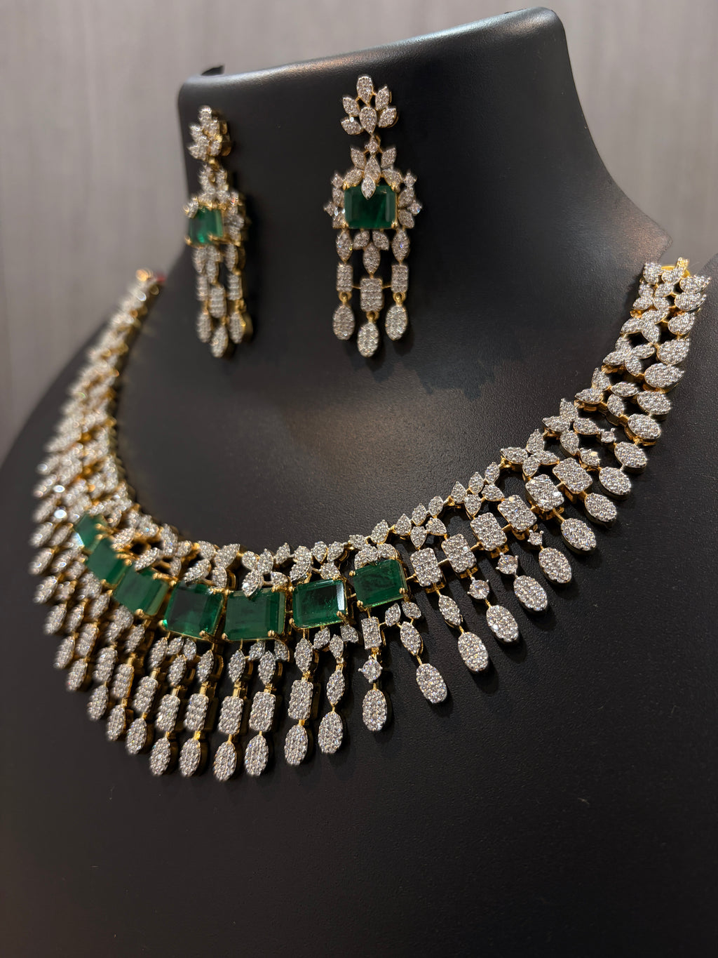 Imperial Green Necklace Set