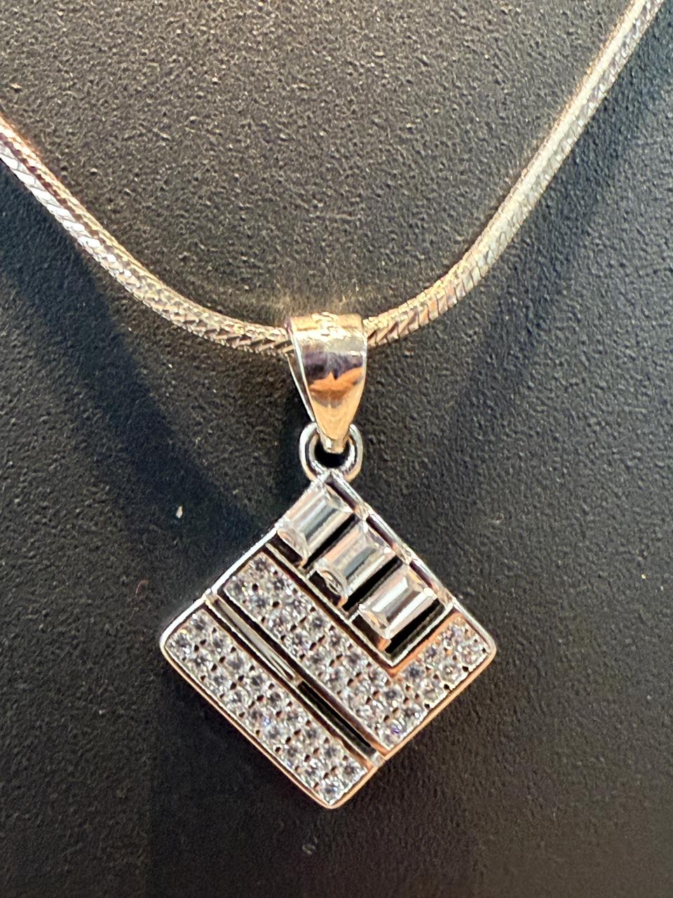 Moonlit Square Necklace Set